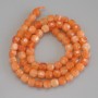 Jade Beads Makhan Cut Cube 6x6mm+- on Thread, 40cm+ Length