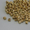 Bead Insert Bail in Gold Color, diameter 4×3.5 mm ±, hole diameter 1.5 mm ±, packaging 20 g (~130 pcs)