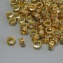 Bead Inlay Finding Color: Gold Tone, 5.5×3 mm ± hole 4 mm ± packaged 20 g (~80 pcs)