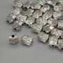 Bead Inlay Pendant Buddha Color: Silver, 6×7×4 mm ± hole diameter 1.9 mm ± packaging 20 g (~31 pcs)