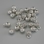 Findings bail color of metal silver, sizes 6×9 mm± holes, diameter 1.7 mm±, diameter 2 mm± packaging 20 g. 25 pcs