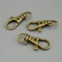 Price per Pack of 10: Bronze-Tone Lobster Clasps, 38x18 mm