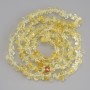 Citrine Beads Chip, 6-11×2-4 mm, 5 mm±, 80 cm± length on a thread