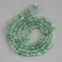 Jade Beads - Jade Chip, diameter 5-11×4 mm, length 80 cm on thread