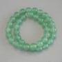 Jade Beads Smooth Round 10mm Diameter, 38in Length on Beading Thread