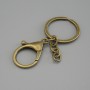Price per pack /10 pcs. Keychain base with two clasps 33x24mm ± and ring, diameter 3 cm, length 7 cm