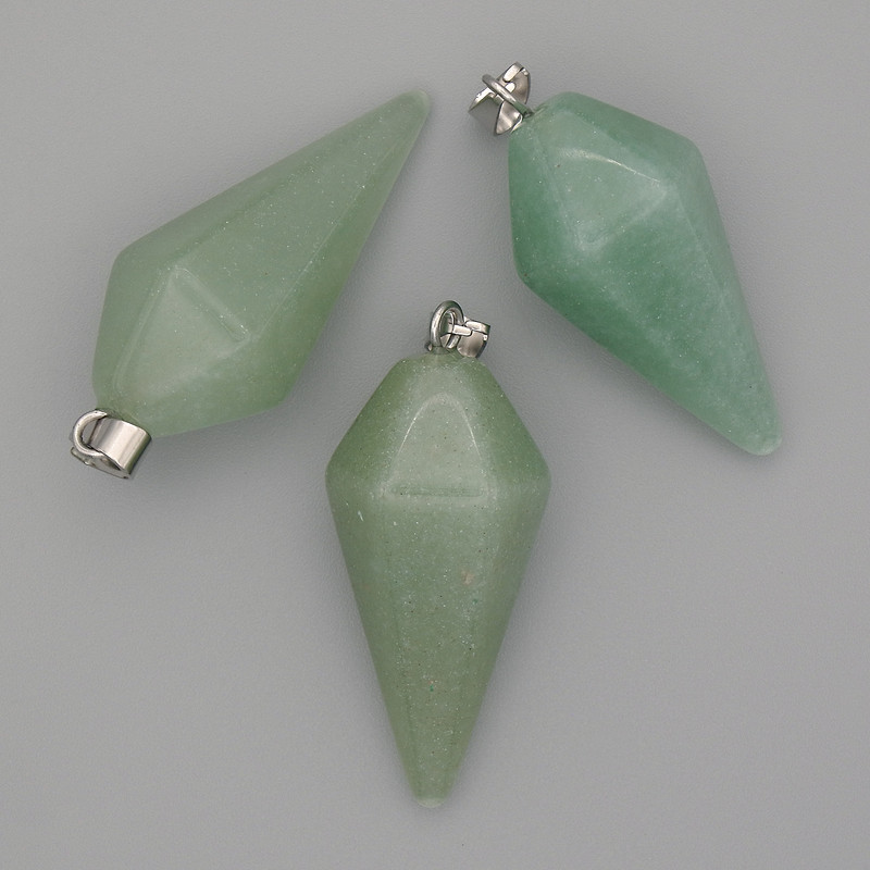 Pendant "Pendulum" Jade 38x28x14mm+