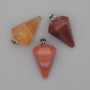 Pendant "Pendulum" Carnelian 28x20x14mm+