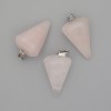 Pendant “Pendulum” Pink Quartz 28×20×14 mm+
