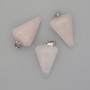Pendant “Pendulum” Pink Quartz 28×20×14 mm+