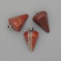 Pendant "Pendulum" Red Jasper 28x20x14mm+