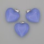 Heart Pendant Aquamarine 20x20x25 mm+