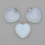 Pendant Heart Moonstone 20x20x25mm+