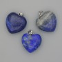 Heart Pendant with Lapis Lazuli 20x20x25mm+