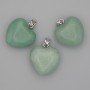 Heart Jade Pendant 20x20x25mm