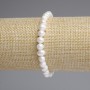 Bracelet Freshwater Pearls 6–7x6–6mm +- , length 18cm +- stretch