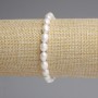 Bracelet with Freshwater Pearls 7.5–8×6 mm +-, length 18 cm +-stretch