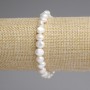 Bracelet River Pearls 9x8mm ±, length 18cm ± stretch