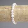 Bracelet Freshwater Pearls 9.5x8mm +-, length 18cm +-stretch