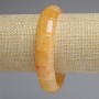 Bracelet Citrine Link, diameter 13x15mm+-, length 18cm+- stretch
