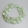 Prehnite Beads Rectangular 16x12mm on Thread, 40cm+ Length