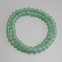 Jade Beads Smooth Round Ball 6mm± On String, 37cm+