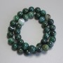 Agate Beads, smooth ball, 10 mm ± diameter on thread, length 38 cm+