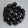 Sunstone Obsidian Beads, Multifaceted, 20x15mm each, on thread, length 38in