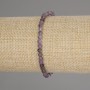 Amethyst bracelet faceted round bead, diameter 4mm +- , length 18cm +- stretch