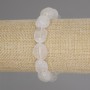 Bracelet Mountain Crystal faceted, diameter 13-15×12-13mm +/-, length 18cm +/- stretch