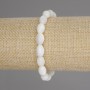 Bracelet Mother-of-Ppearl Grain, diameter 11x7, 5mm±, length 18cm± stretch