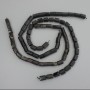 Tourmaline Beads, processed stone, diameter 14–16×11–13 mm ± on thread, length 39 cm+