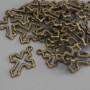 Pendant Cross Color Bronze, 21x15 mm, ± packaging 23 pcs