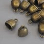 Bronze-colored Bead Caps, 14x11 mm, packaging 12 pcs