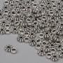 Pendant in silver color, diameter 7×4.5 mm ± hole 1.5 mm, packaging 84 pcs+