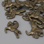 Pegasus Pendant in Bronze Tone, 16x17mm±, 2.4mm± ear hole, packaging 12 pcs