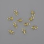 Pin stem with cap dmm, length 4×7, 5mm+- gold-tone metal 1pc