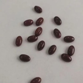 Cabochon Finding Mini Oval Red Jasper, 8x5mm+