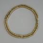 Hematite Beads Gold Color Square Rondelle 3x2mm+- on a thread, length 40cm+