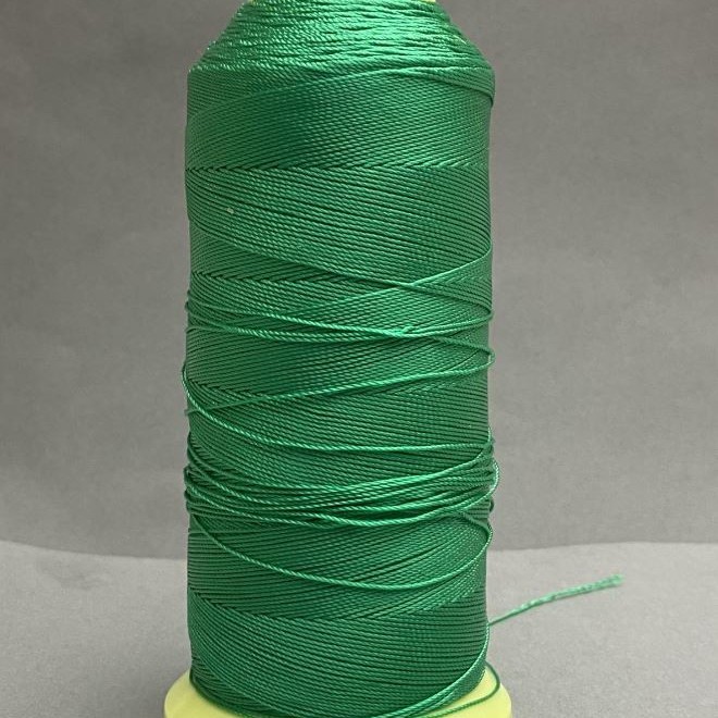 Green Nylon Thread on Spool, 0.6 mm,Capron for Crafts 300 m
