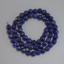 Lapis Lazuli Beads, Faceted Round 6mm, 37cm length on thread
