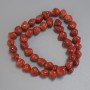 Hollow Sponge Coral Bead Teardrop, 9-11×9-12 mm, 42 cm +/- on thread