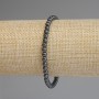 Hematite Smooth Sphere Bracelet 4mm +-, length 18cm+- Stretch