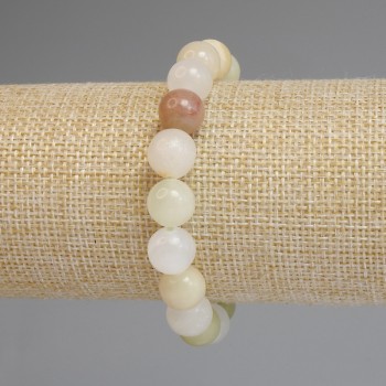 Onyx Bead Bracelet Smooth Round 10mm+-, length 18cm+- Stretch