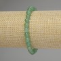 Jade Bead Bracelet Smooth Round 6mm, 18cm Length Stretch