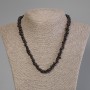 Garnet chip necklace, 6-9×2-4 mm diameter, length 50 cm +- with clasp