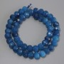 Apatite Faceted Rondelle Beads, 10x8 mm, 5mm±, 38 cm± Threaded