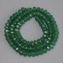 Chrysoprase Beads Faceted Rondelle, 6x4mm diameter, 38cm length on thread