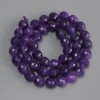 Sugilite Beads Graduated Round Bead 8mm ±, 37cm ± on Thread