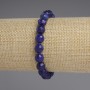 Lapis Lazuli Faceted Bead Bracelet 8mm +-/-, length 18cm +-, stretch